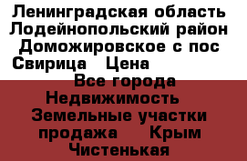 Ленинградская область Лодейнопольский район Доможировское с/пос Свирица › Цена ­ 1 700 000 - Все города Недвижимость » Земельные участки продажа   . Крым,Чистенькая